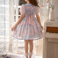 Pink & Blue Sweet Candy Princess Dress - Thumbnail 1