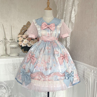 Pink & Blue Sweet Candy Princess Dress - Thumbnail 7