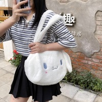Cute Anime Cartoon Plush Large Shoulder Messenger Bag Handbag Aesthetic Casual Summer E-Girl Kawaii Korean Japanese Harajuku - Thumbnail 4