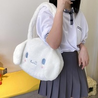 Cute Anime Cartoon Plush Large Shoulder Messenger Bag Handbag Aesthetic Casual Summer E-Girl Kawaii Korean Japanese Harajuku - Thumbnail 5