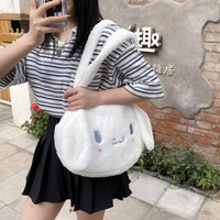 Cute Anime Cartoon Plush Large Shoulder Messenger Bag Handbag Aesthetic Casual Summer E-Girl Kawaii Korean Japanese Harajuku - Thumbnail 8