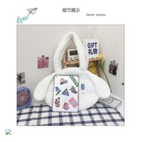 Cute Anime Cartoon Plush Large Shoulder Messenger Bag Handbag Aesthetic Casual Summer E-Girl Kawaii Korean Japanese Harajuku - Thumbnail 9
