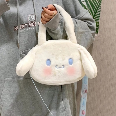 Cute Anime Cartoon Plush Large Shoulder Messenger Bag Handbag Aesthetic Casual Summer E-Girl Kawaii Korean Japanese Harajuku