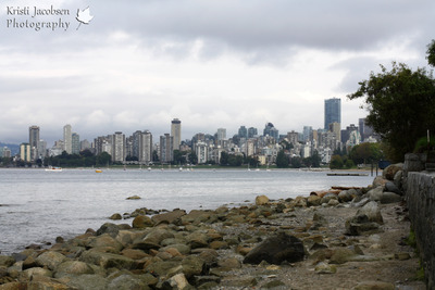 Vancouver City Skyline 5x7