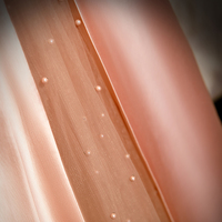 Pink satin long A line prom dress evening dress - Thumbnail 3