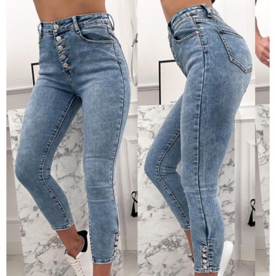 Women'S Blue Denim Pants