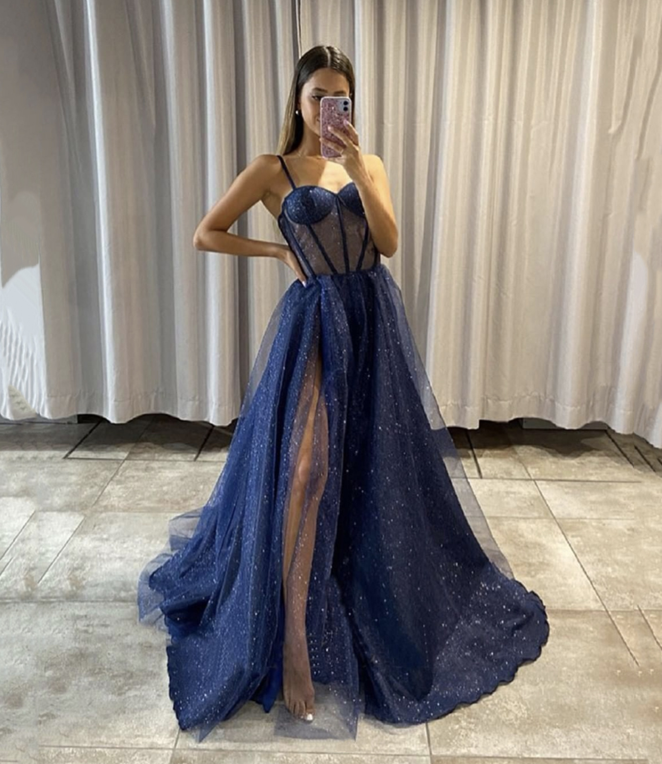 burgundy a line prom dress