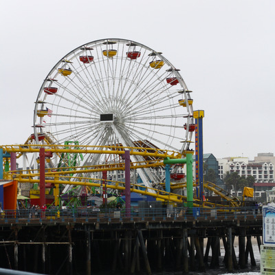 Santa monica pier 11x14