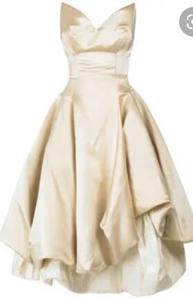 Vintage Sweetheart Champagne Wedding Dresses Bridal Gown