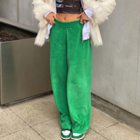 Free Shipping-HARAJUKU VELVET SWEATPANTS  - Thumbnail 1