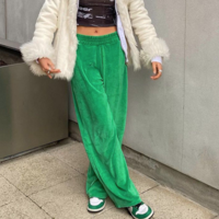 Free Shipping-HARAJUKU VELVET SWEATPANTS  - Thumbnail 3