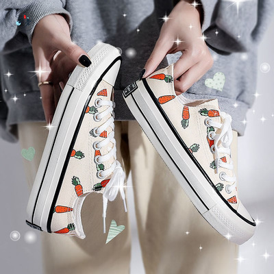 New fashion radish canvas shoes