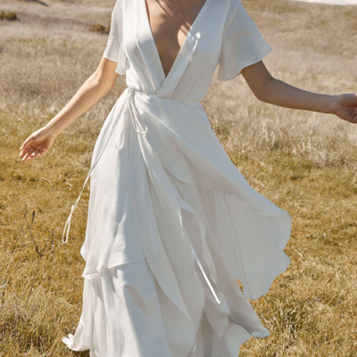 Summer dress 2021 casual style vintage boho chic white dress womens short sleeve maxi long chiffon beach dress vestidos,1144