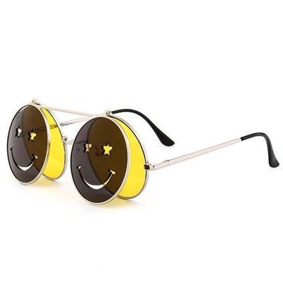 Free Shipping-HAPPY FACE SMILEY ROUND SHADES
