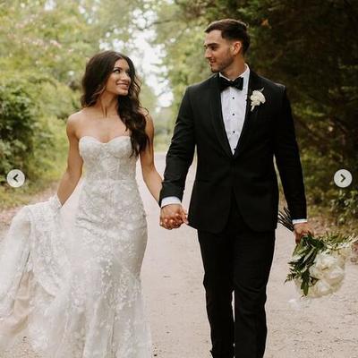 Simple beach wedding dreses boho lace bridal gowns