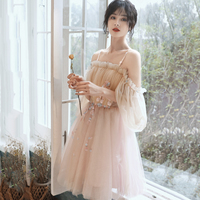 Cute tulle short prom dress cocktail dress - Thumbnail 2