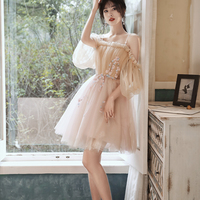 Cute tulle short prom dress cocktail dress - Thumbnail 6