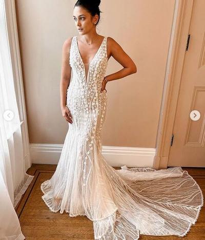 Simple Beach Wedding Dreses Boho Lace Bridal Gowns