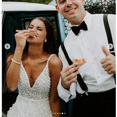 Simple beach wedding dreses boho lace bridal gowns