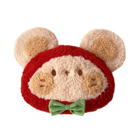 Cute Strawberry Teddy Bear Shoulder Messenger Bag - Thumbnail 5