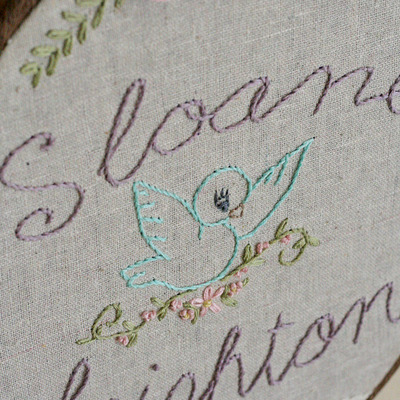 Custom nursery- tracy 8x10 oval