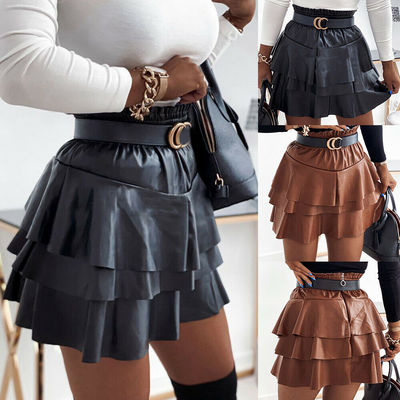 Ruffle Mini Skirt-TD