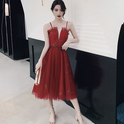 Cute tulle short a line prom dress party dress - Thumbnail 2