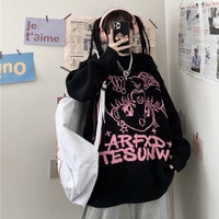 Cute Japanese Anime Girl Knit Long Sleeve Pullover  - Thumbnail 5