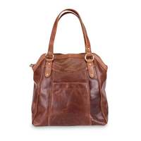 Shopper Shoulder Bags Large Capacity Brown Handbag - Thumbnail 1