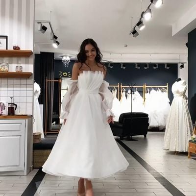 Sp1726,white bridal dress off the shoulder wedding gown