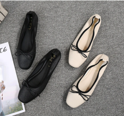 Foldable Sole Solid Color Women Spring Summer Shoe