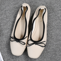 Foldable Sole Solid Color Women Spring Summer Shoe - Thumbnail 4