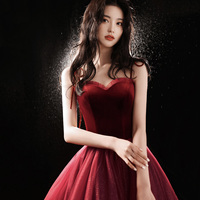 Cute tulle short prom dress cocktail dress - Thumbnail 3