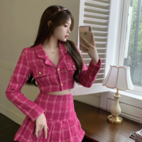Fall Small Fragrance Vintage Tweed Two Piece Set - Thumbnail 6