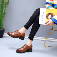 Women Lace Up Shoes Pointed Toe Casual Fashion - Thumbnail 4