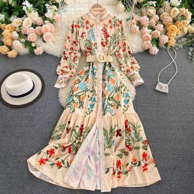 Lady Retro Court Dress Women New Fashion