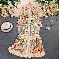 Lady Retro Court Dress Women New Fashion - Thumbnail 3