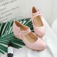 Girls High heel Shoes For Kids Princess Sandals Fashion - Thumbnail 1