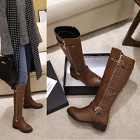 Fashion Autumn Winter Women Boots Med Heels  - Thumbnail 6