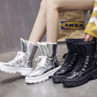Winter Women Mid-calf Waterproof Snow Boots - Thumbnail 4