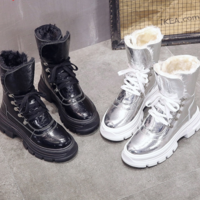 Winter Women Mid-calf Waterproof Snow Boots - Thumbnail 5
