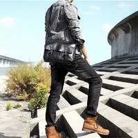 Casual Men's Genuine Leather Briefcase First Layer - Thumbnail 4