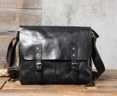 Casual Men's Genuine Leather Briefcase First Layer