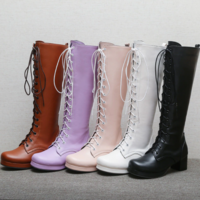 Fashion Women's High Knee Boots Winter Shoes  - Thumbnail 4