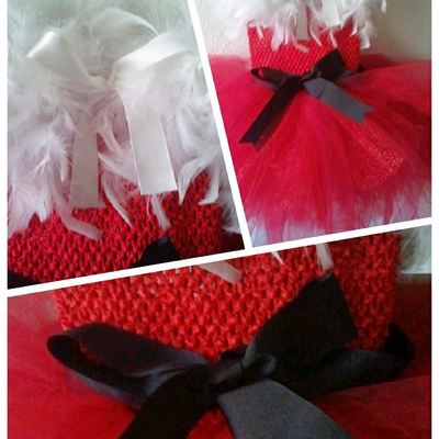 Santa inspired tutu dress