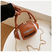 New retro rugby shoulder messenger bag - Thumbnail 6