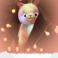New cute rainbow luminous alpaca plush doll - Thumbnail 2