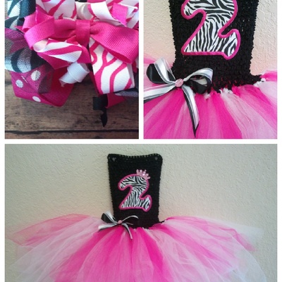 2nd birthday bash tutu dress