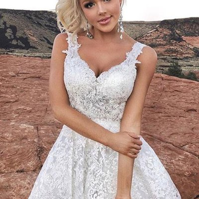 Sp1862,white short lace homecoming dresses v neck appliques cocktail dresses