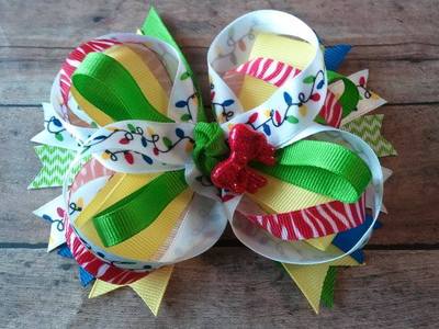 Christmas Light Bow